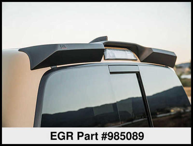 EGR 16-17 Toyota Tacoma Matte Black Truck Cab Spoiler (985089) - Jerry's Rodz