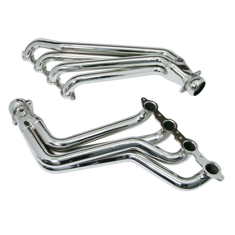 BBK 10-15 Camaro LS3 L99 Long Tube Exhaust Headers With Converters - 1-3/4 Chrome - Jerry's Rodz
