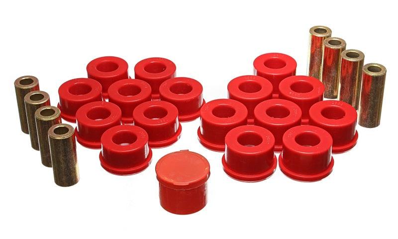 Energy Suspension Control Arm Bushings - Rear - Red - Jerry's Rodz