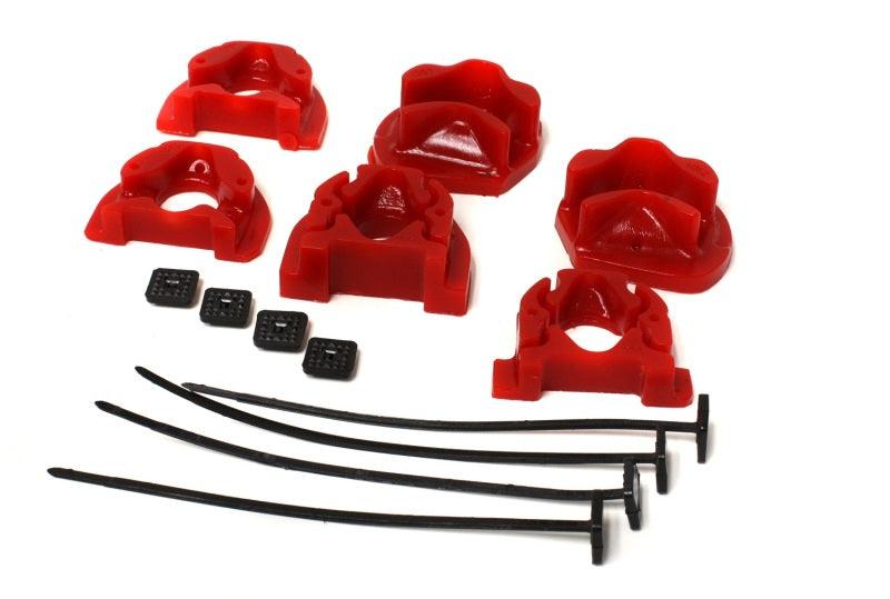 Energy Suspension 92-00 Honda Civic (Except 99-00 Si) / 93-97 Del Sol Red Motor Mount Inserts (Manua - Jerry's Rodz