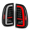 ANZO 00-06 Toyota Tundra LED Taillights w/ Light Bar Black Housing Clear Lens - Jerry's Rodz