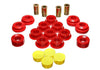 Energy Suspension 02-04 Acura RSX (includes Type S) Red Rear Control Arm Bushing Set - Jerry's Rodz