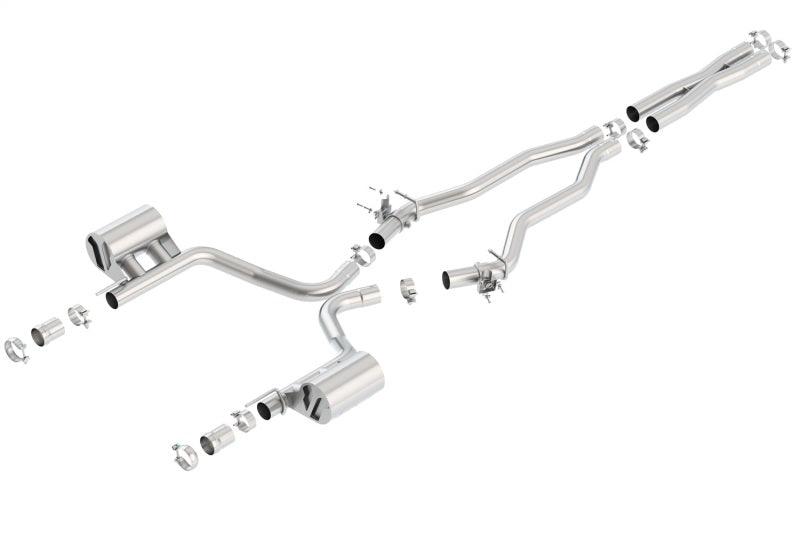 Borla 2015 Dodge Challenger SRT/392 Hemi 6.4L V8 ATAK Catback Exhaust w/ Valves Factory Bezel - Jerry's Rodz