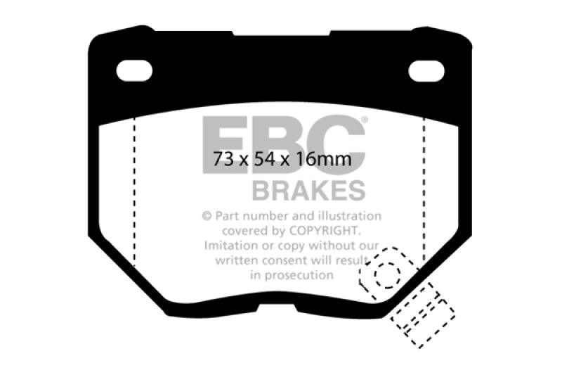 EBC 89-95 Nissan Skyline (R32) 2.6 Twin Turbo GT-R Bluestuff Rear Brake Pads - Jerry's Rodz