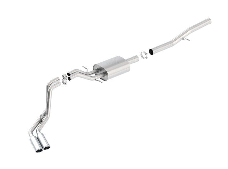 Borla 14 Silv/Sierra 1500 EC Std/CC Short 143.5in WB ATAK Dual Rolled Side Exit Cat-Back Exhaust - Jerry's Rodz