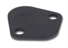 Ford Racing Fuel Pump Block Off Plate - Black Crinkle Finish w/ Ford Oval - Jerry's Rodz
