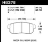 Hawk Mazda RX-8 / Nissan Track DTC-30 Race Rear Brake Pads - Jerry's Rodz