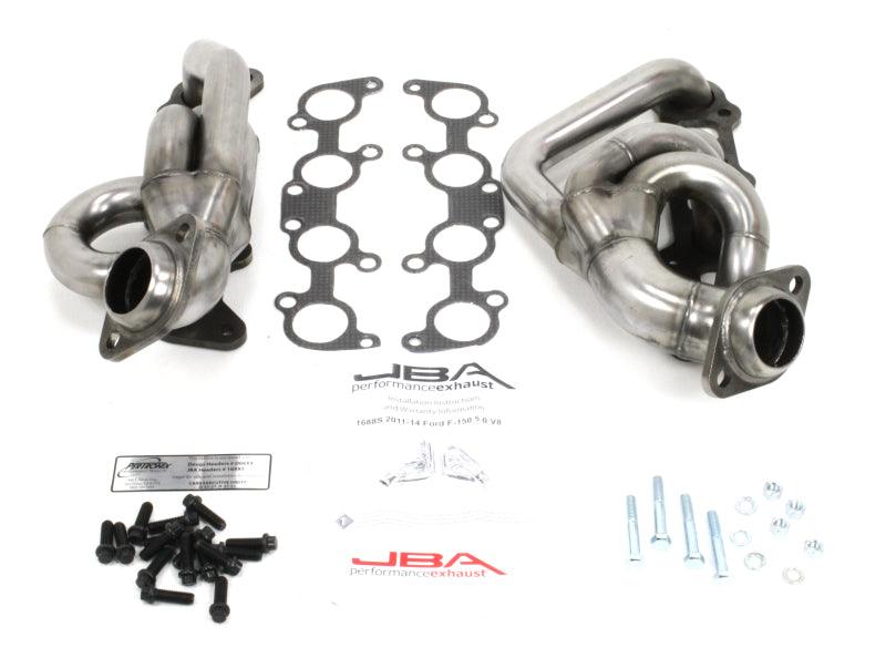 JBA 11-14 Ford F-150 5.0L Coyote 1-5/8in Primary Raw 409SS Cat4Ward Header - Jerry's Rodz
