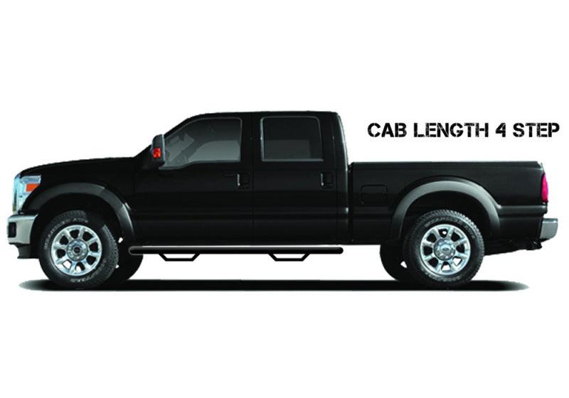 N-Fab RS Nerf Step 14-19 Chevy/GMC 1500 (Gas) Classic Crew Cab All Beds - Cab Length - Tex. Black - Jerry's Rodz
