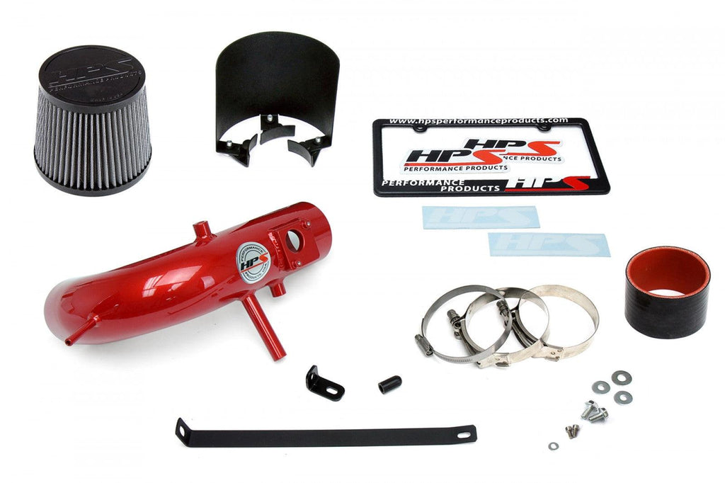 HPS Performance Red Shortram Air Intake Kit for 12-17 Toyota Camry 2.5L 4Cyl