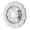 SHW 13-15 Audi RS5 4.2L Rear Drilled-Dimpled Lightweight Wavy Brake Rotor (8T0615601A) - Jerry's Rodz