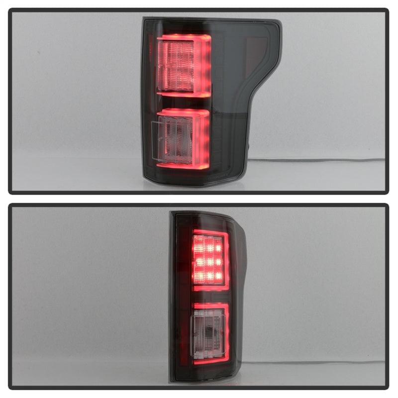 Spyder 18-19 Ford F-150 (w/o Blind Spot Sensor) LED Tail Lights - Blk Smk (ALT-YD-FF15018-LED-BSM) - Jerry's Rodz
