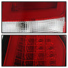 Spyder Chrysler 300C 08-10 V2 Light Bar LED Tail Lights - Red Clear ALT-YD-C308V2-LED-RC - Jerry's Rodz