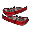 Spyder Honda Accord 98-00 4Dr Euro Style Tail Lights Red Clear ALT-YD-HA98-RC - Jerry's Rodz