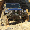 Westin 18-19 Jeep Wrangler JL WJ2 Full Width Front Bumper w/Bull Bar Textured Black - Jerry's Rodz