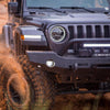 Westin 18-19 Jeep Wrangler JL WJ2 Full Width Front Bumper w/Bull Bar Textured Black - Jerry's Rodz