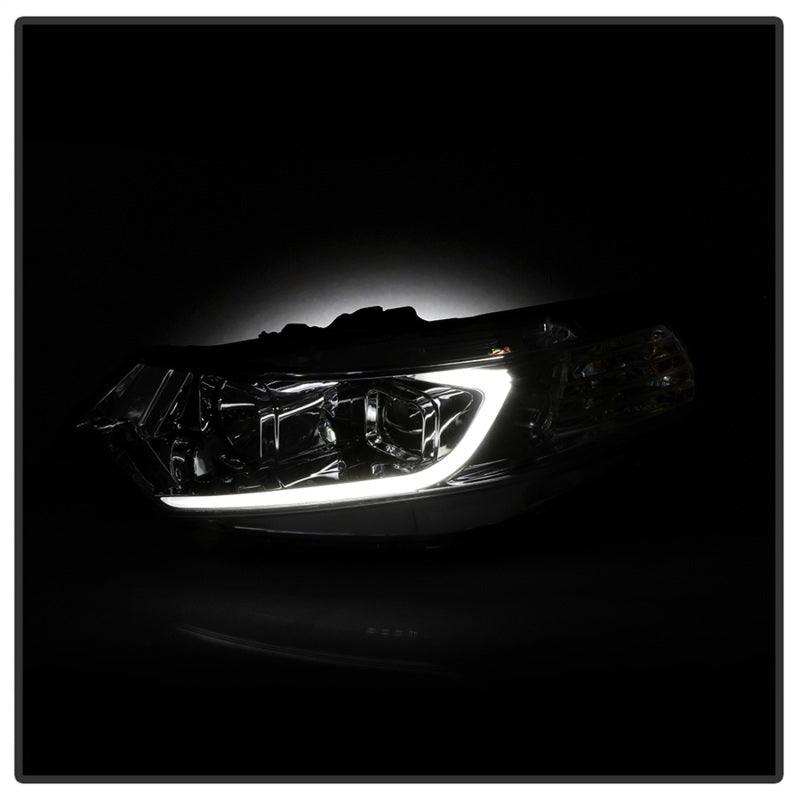 xTune 09-14 Acura TSX Projector Headlights - Light Bar DRL - Chrome (PRO-JH-ATSX09-LB-C) - Jerry's Rodz