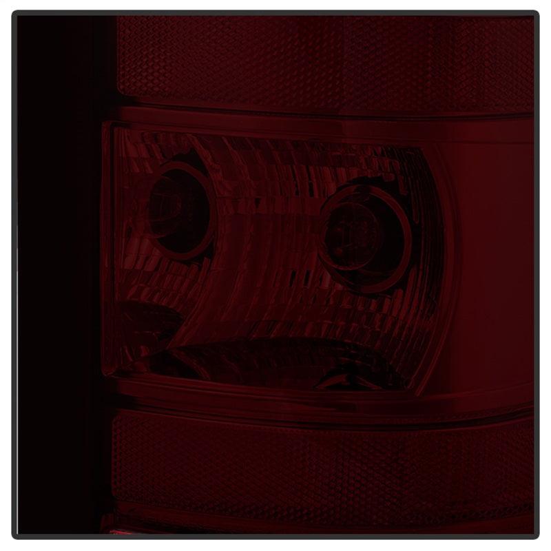 Xtune GMC Sierra 2007-2013 OEM Style Tail Light Red Smoked ALT-JH-GS07-OE-RSM - Jerry's Rodz